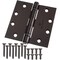 Cauldham (3 Pack) Commercial-Grade 4-1/2" Full Mortise Ball-Bearing Door Hinges